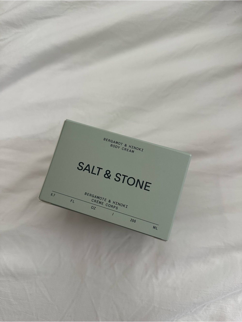 SALT & STONE
Bergamot & Hinoki Body Cream